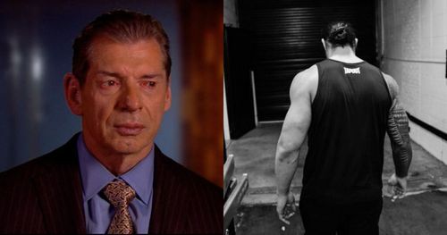 Vince McMahon and Roman Reigns.