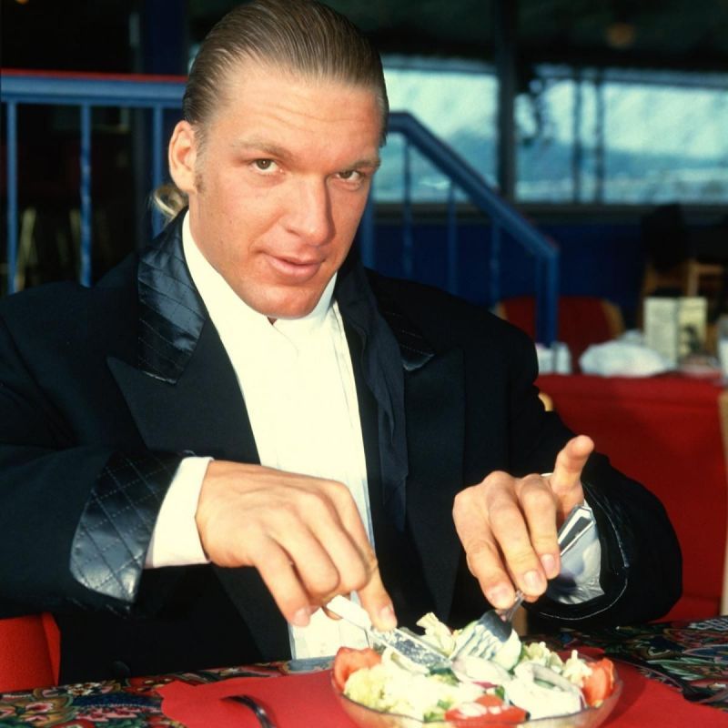 Way, way back in Triple H&#039;s WWE career...