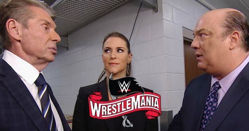 Vince McMahon, Stephanie McMahon and Paul Heyman