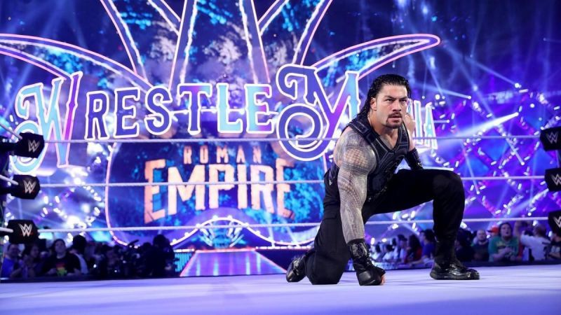 Roman Reigns at WrestleMania 34