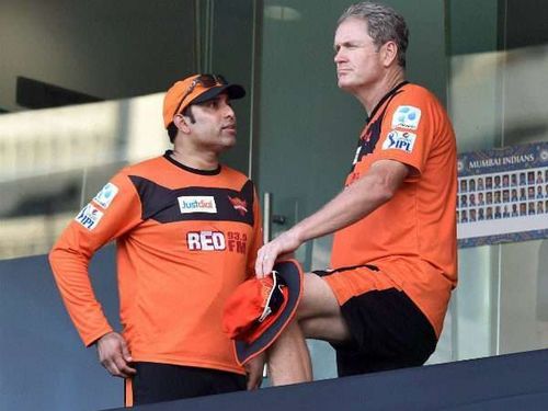 VVS Laxman (left) is in favour of hosting the IPL before the WT20