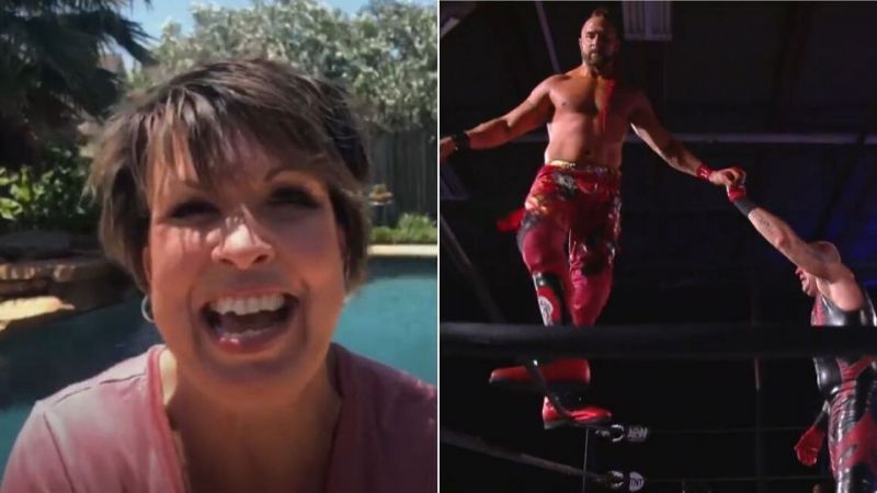 Vickie Guerrero appeared on AEW Dynamite during the Bubbly Bunch segment