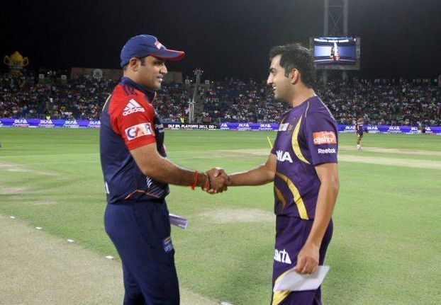 Virender Sehwag (L) and Gautam Gambhir have both led DD in the past [PC: ICT Updates]