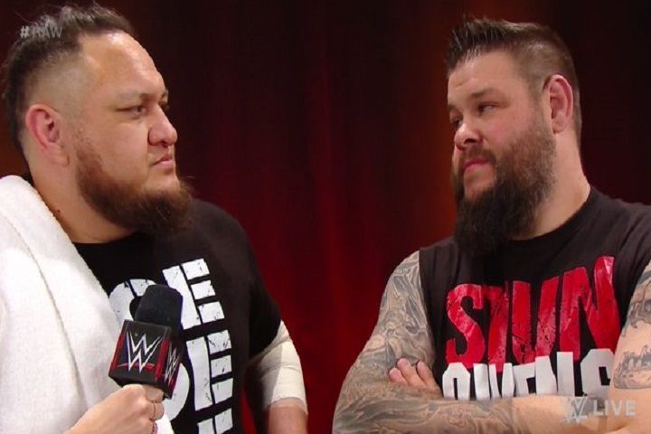 Samoa Joe and Kevin Owens