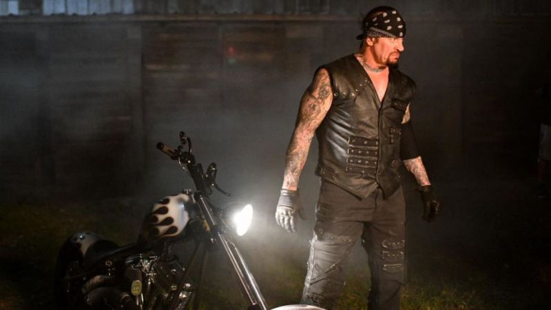 Undertaker at WrestleMania 36 in the Boneyard Match