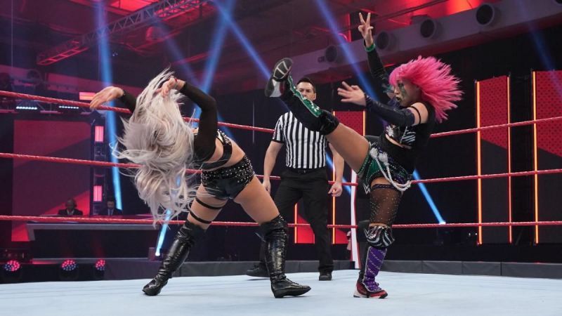 Asuka delivered a beating to Liv Morgan