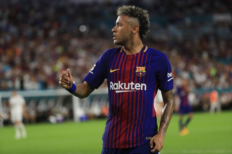 Neymar in the Barcelona shirt