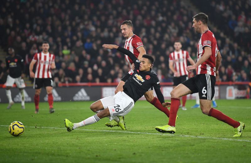 Mason Greenwood (in black) has shown traits similar to what Robin Van Persie displayed at United