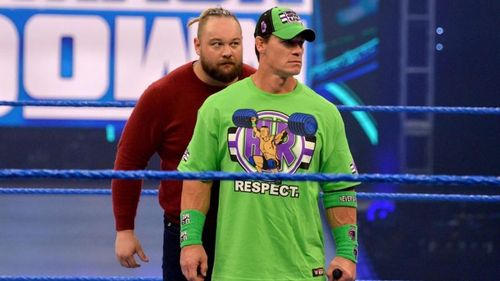 John Cena encountered Bray Wyatt's split-personalities at the same time!