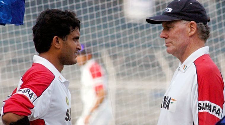 No love lost: Sourav Ganguly and Greg Chappell