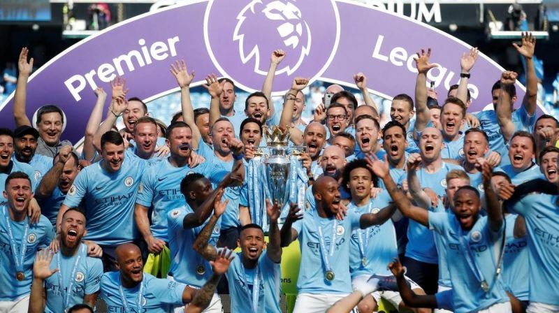 Manchester City won the Premier League in 2018 recording a record 100 points during the season