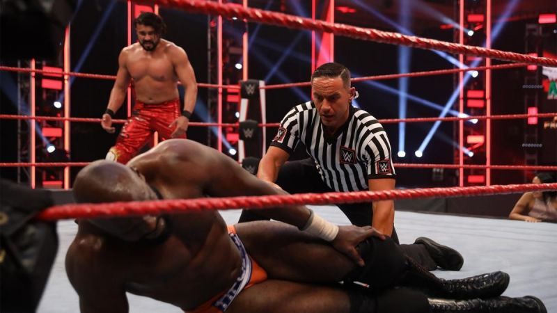 It was too much for Apollo Crews to handle