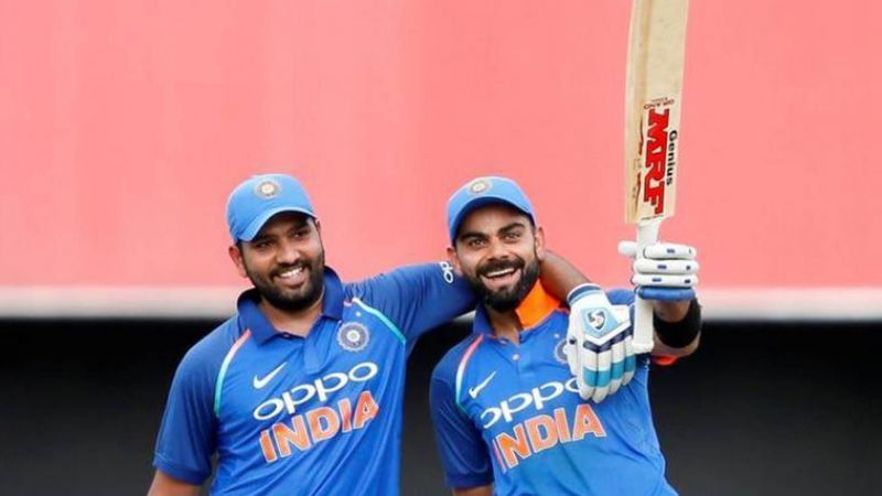 Rohit Sharma and Virat Kohli slaying off opponents