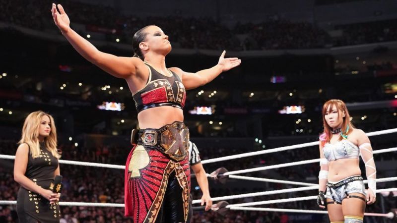 Shayna Baszler during her days as the NXT Women&#039;s Champion