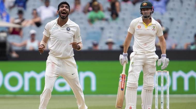 Jasprit Bumrah stuns Shaun Marsh