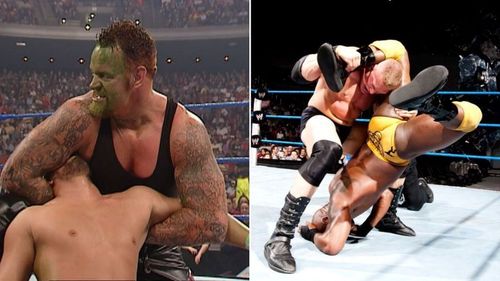 The Undertaker and Brock Lesnar some awesome moves in their arsenal which they don't use anymore