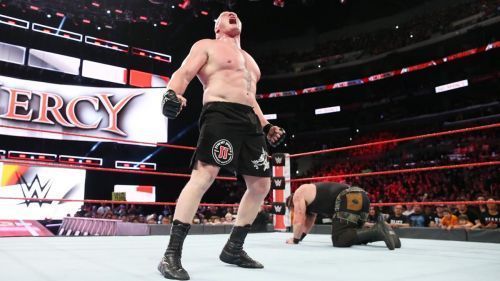 An angry Lesnar is never a good thing