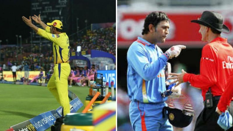 MS Dhoni has lost his cool on a few occasions
