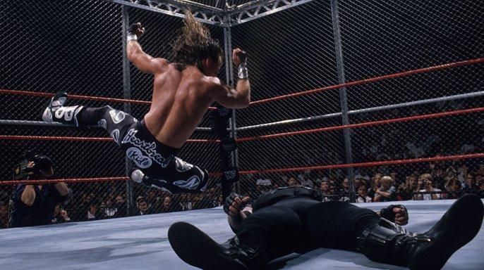 Shawn Michaels and The Undertaker wage war in Hell in a Cell