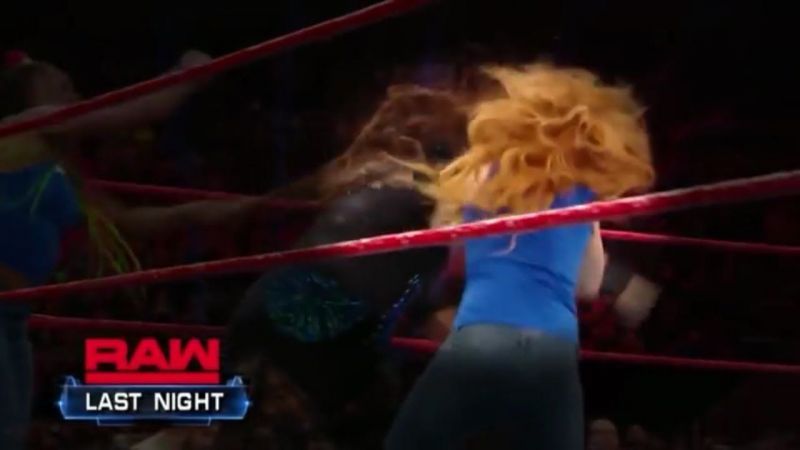 Remember when Nia Jax almost knocked out Becky Lynch in the build-up to Survivor Series 2018?