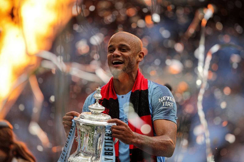 Vincent Kompany captained Manchester City to numerous trophies