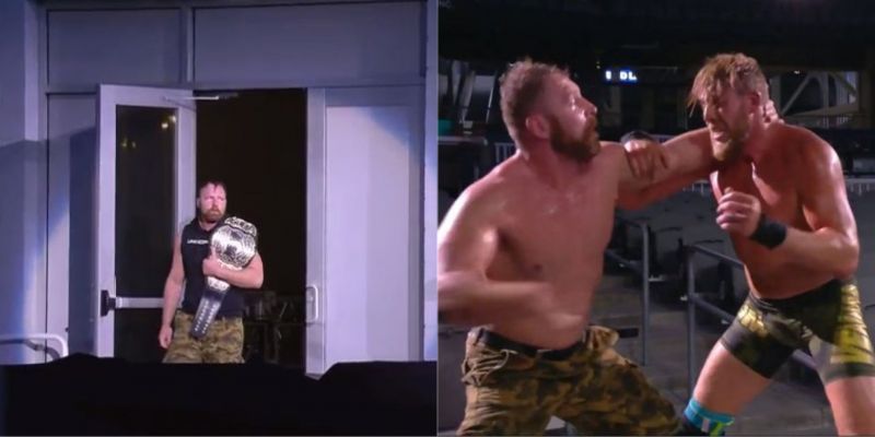 Jon Moxley and Jake Hager clashed in an Empty Arena Match!