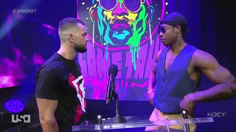 What did Finn Balor have to say to Velveteen Dream?