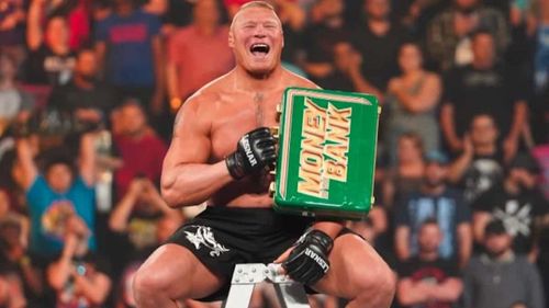 Last year's MITB winner Brock Lesnar