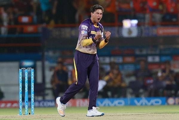 Kuldeep Yadav would lend variety to the KKR attack in their all-time XI.