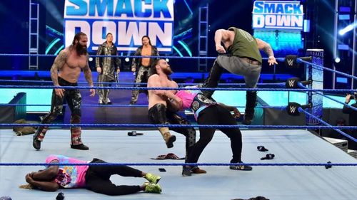 This week's SmackDown started chaotically