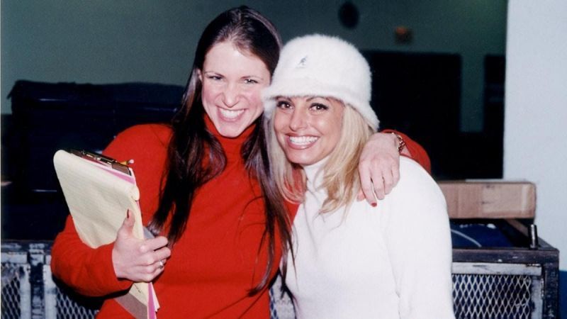 Stephanie McMahon and Trish Stratus