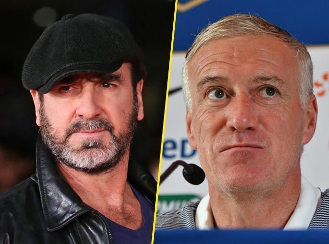 Eric Cantona and Didier Deschamps