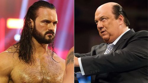 Drew McIntyre and RAW Executive Director Paul Heyman