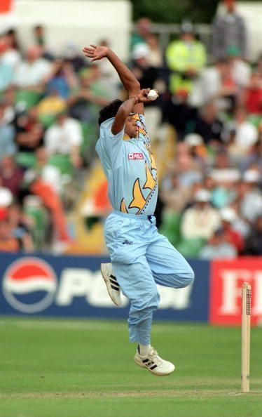  The ICC designed their logo of the CWC 1999 on Debashish Mohanty's bowling action