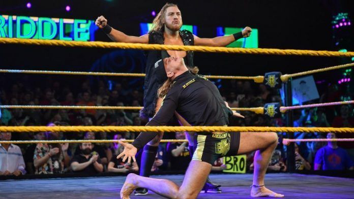 Riddle and Dunne have taken off as a tag team!