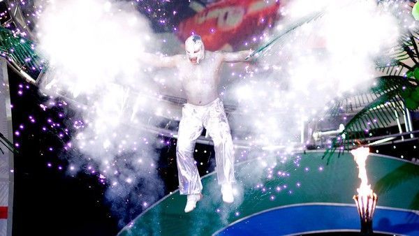 Rey Mysterio as the Silver Surfer