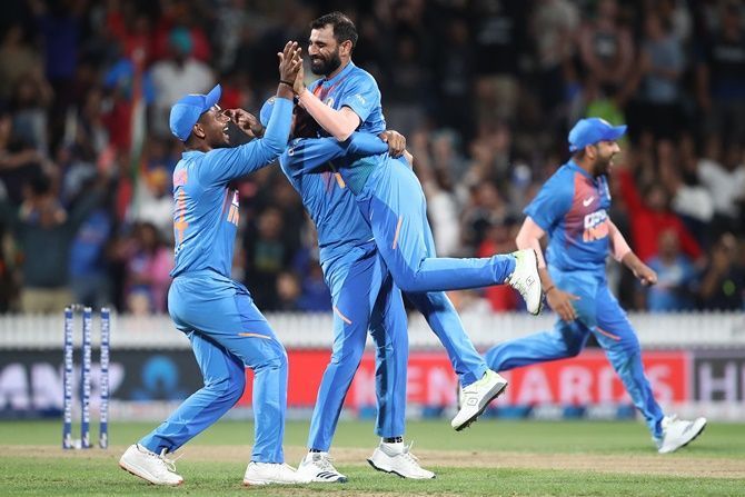 Mohammed Shami defended 9 runs in the last over against New Zealand