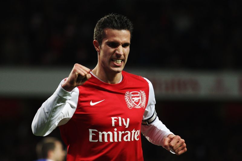 Van Persie made a name for himself in both London and Manchester