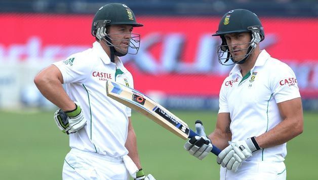 Faf Du Plessis and AB De Villers 