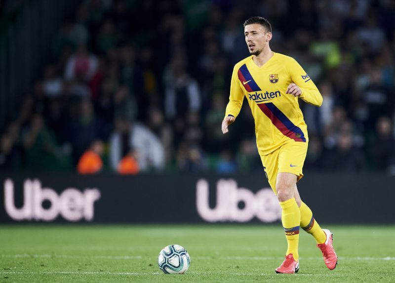 Clement Lenglet in action for Barcelona