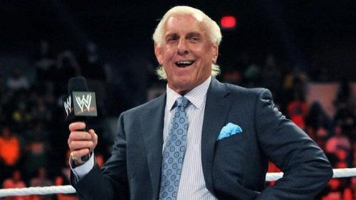 Ric Flair said he was ready for a match at WWE Crown Jewel (Image: WWE)