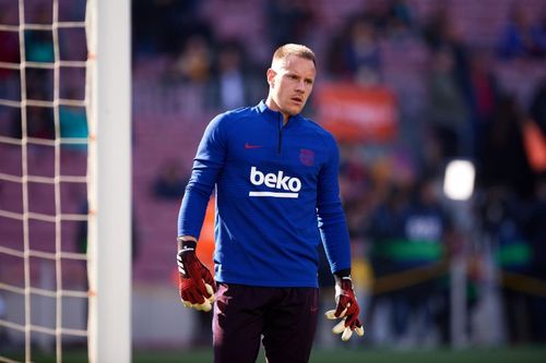 Barcelona's Marc-Andre ter Stegen will be an interested spectator this weekend as the Bundesliga resumes