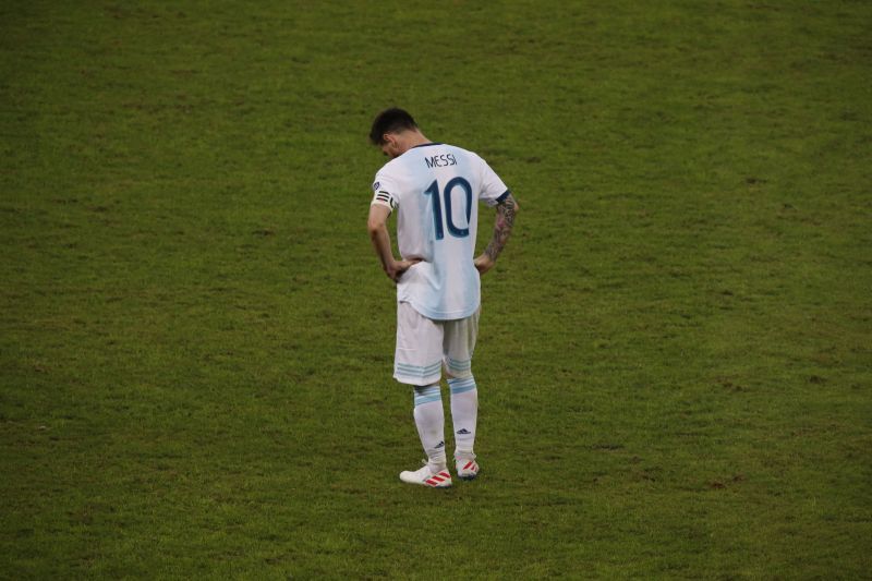 Lionel Messi hasn't won a trophy with Argentina yet.