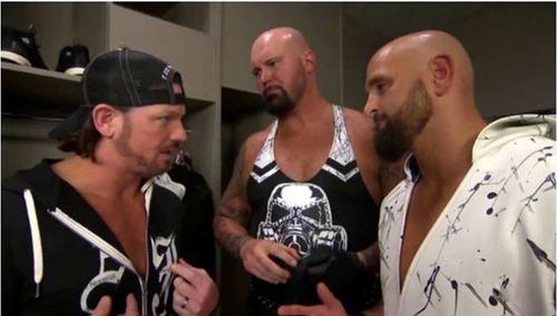 AJ Styles, Luke Gallows and Karl Anderson.