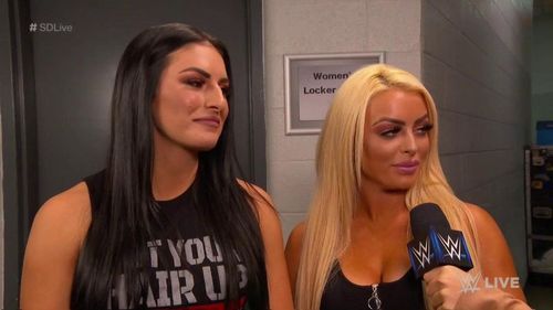 Sonya Deville and Mandy Rose