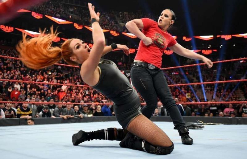 Becky Lynch and Shayna Baszler