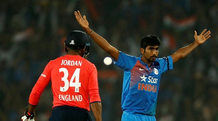 Jasprit Bumrah defended gave away just two runs and took two wickets in his over