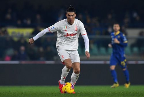 Cristiano Ronaldo in action for Juventus