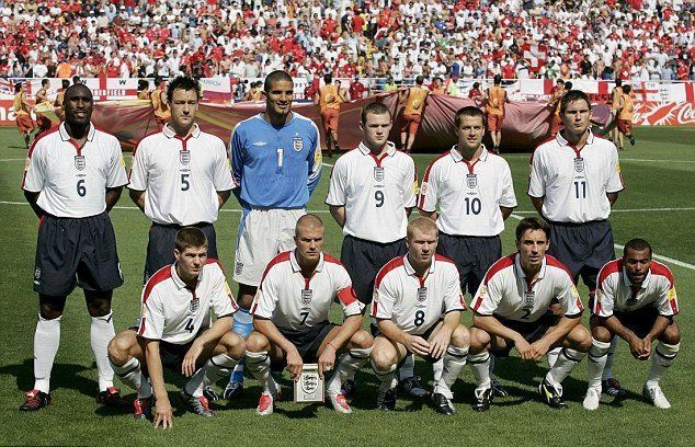 England's famous golden generation