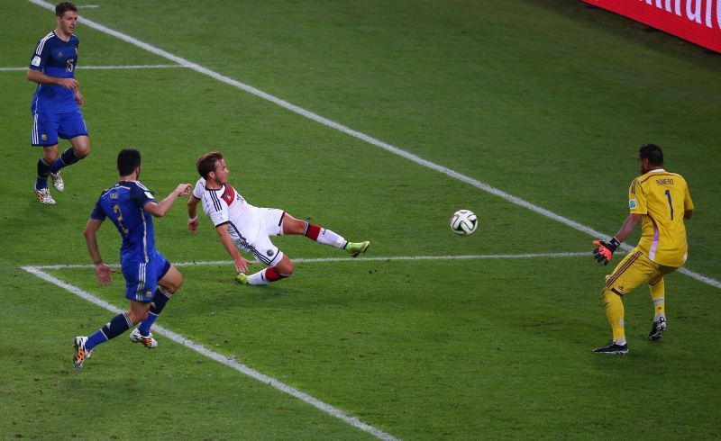 Gotze has the distinction of scoring in a World Cup final